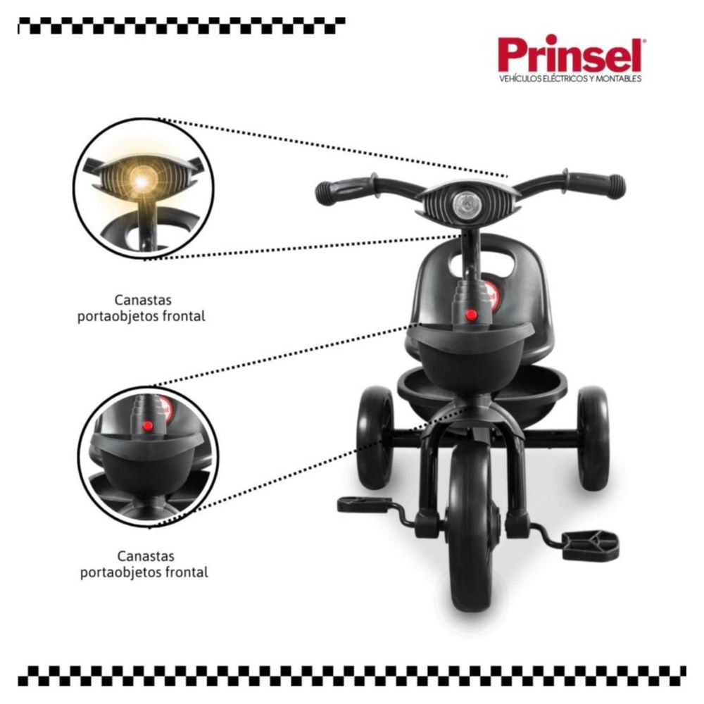 Trcicilo Para Niños  Goma Eva Xnova Negro PRINSEL img #2