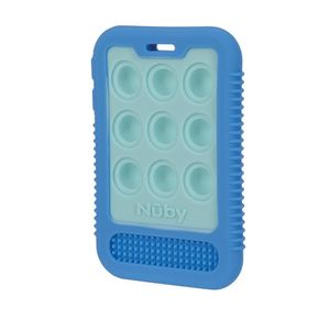 Mordedor De Silicona Con Forma De Celular Fda Azul NUBY 6961CS6AZUL