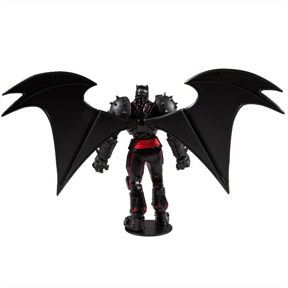 Figura De Acción Dc Multiverse Batman 7'' Con Traje Hellbat img #2