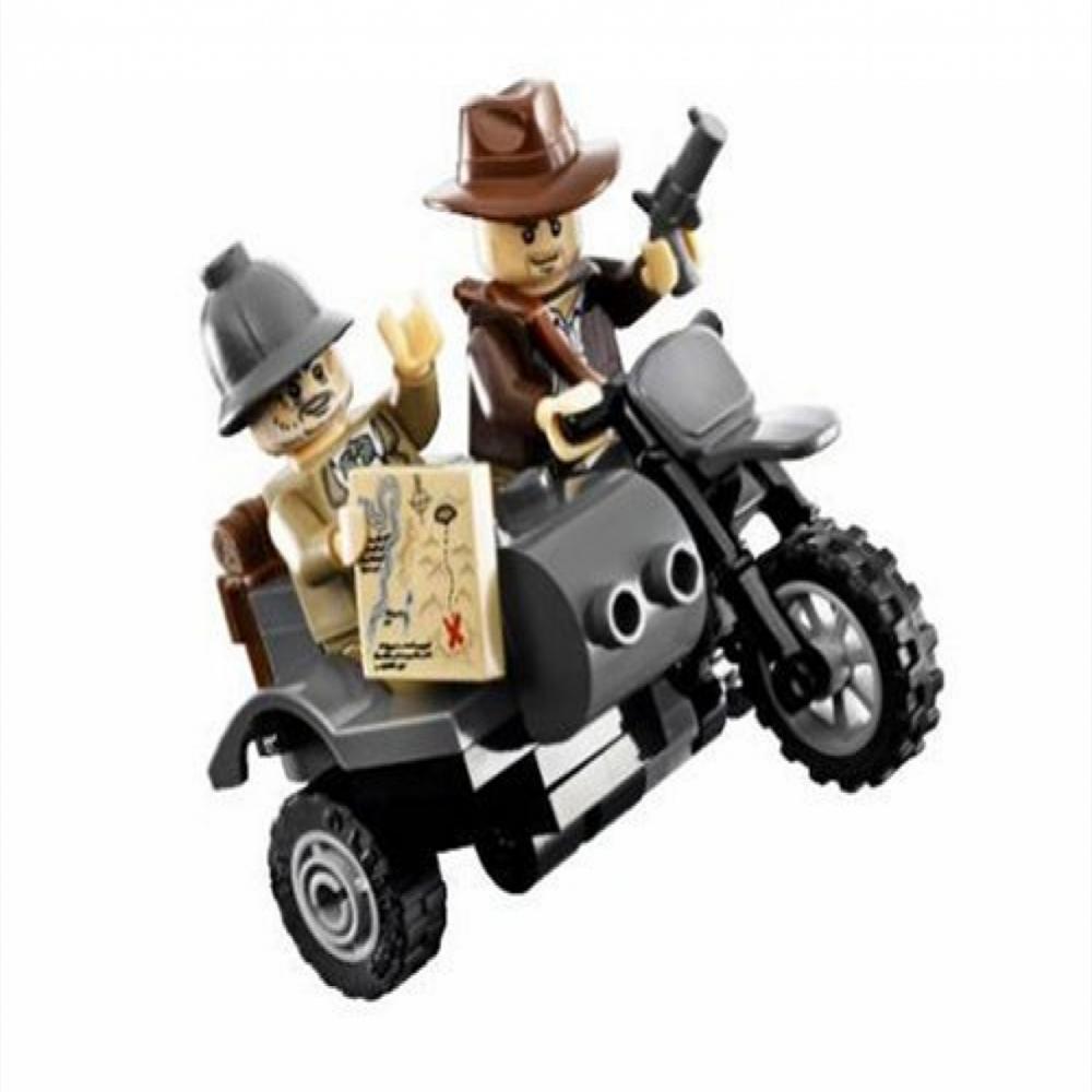Set Construcción Lego Indiana Jones Persecución En Motocicleta 79 Piezas Modelo img #4