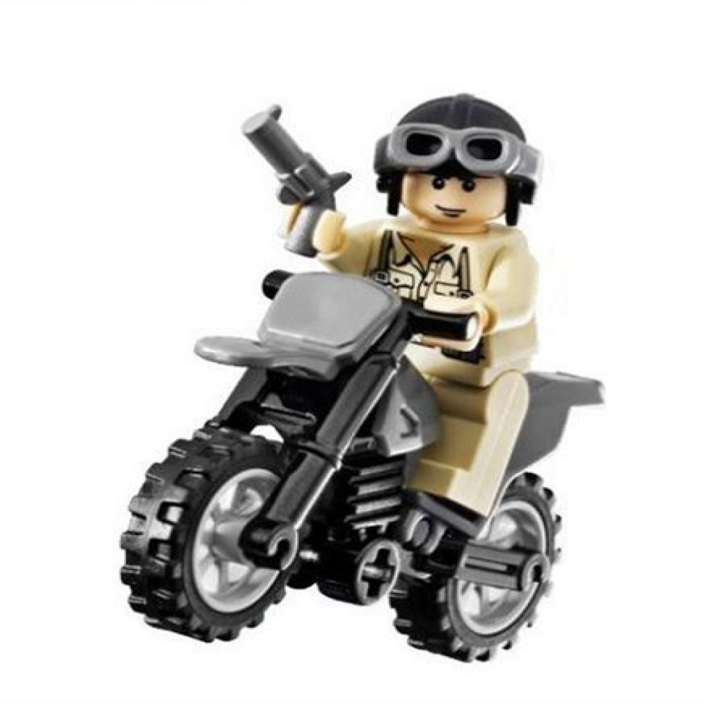 Set Construcción Lego Indiana Jones Persecución En Motocicleta 79 Piezas Modelo img #7