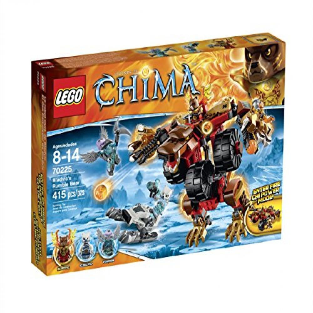 Set Construcción Lego Legends Of Chima Bladvic's Rumble Bear 415 Piezas Modelo img #1