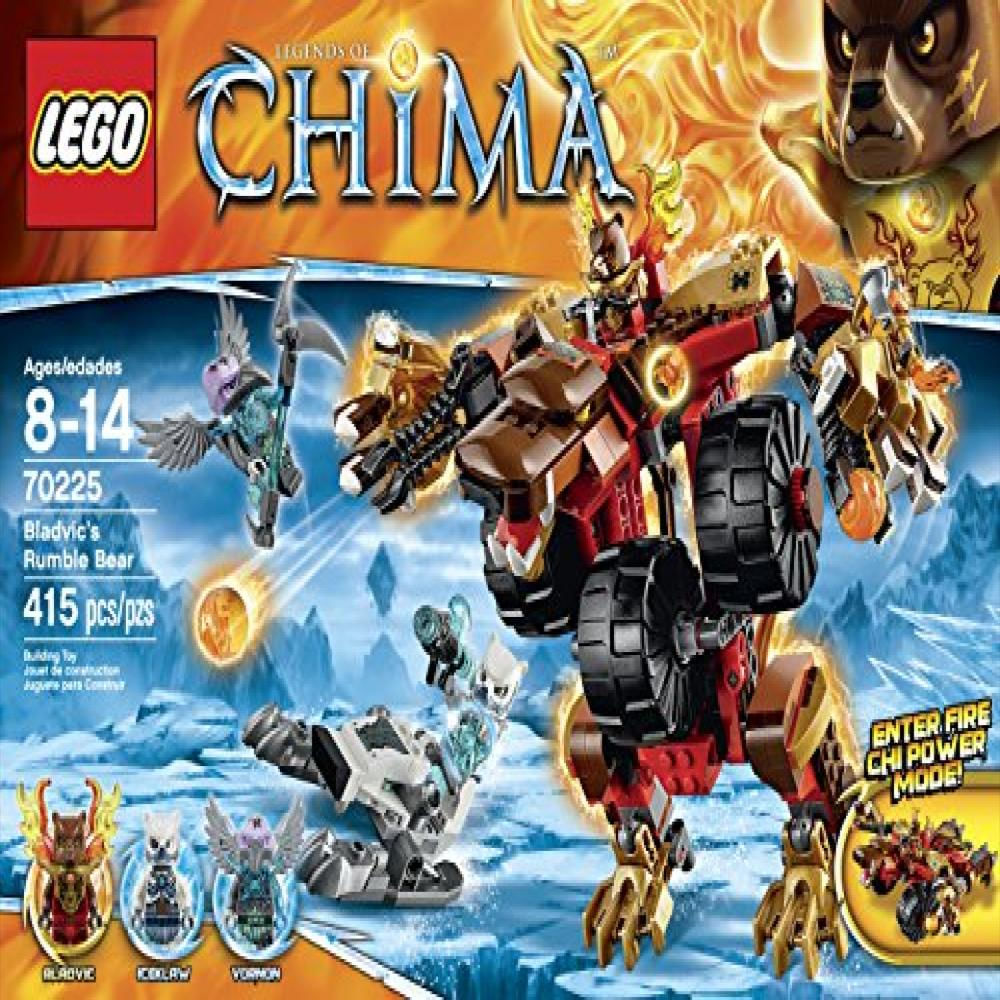 Set Construcción Lego Legends Of Chima Bladvic's Rumble Bear 415 Piezas Modelo img #2