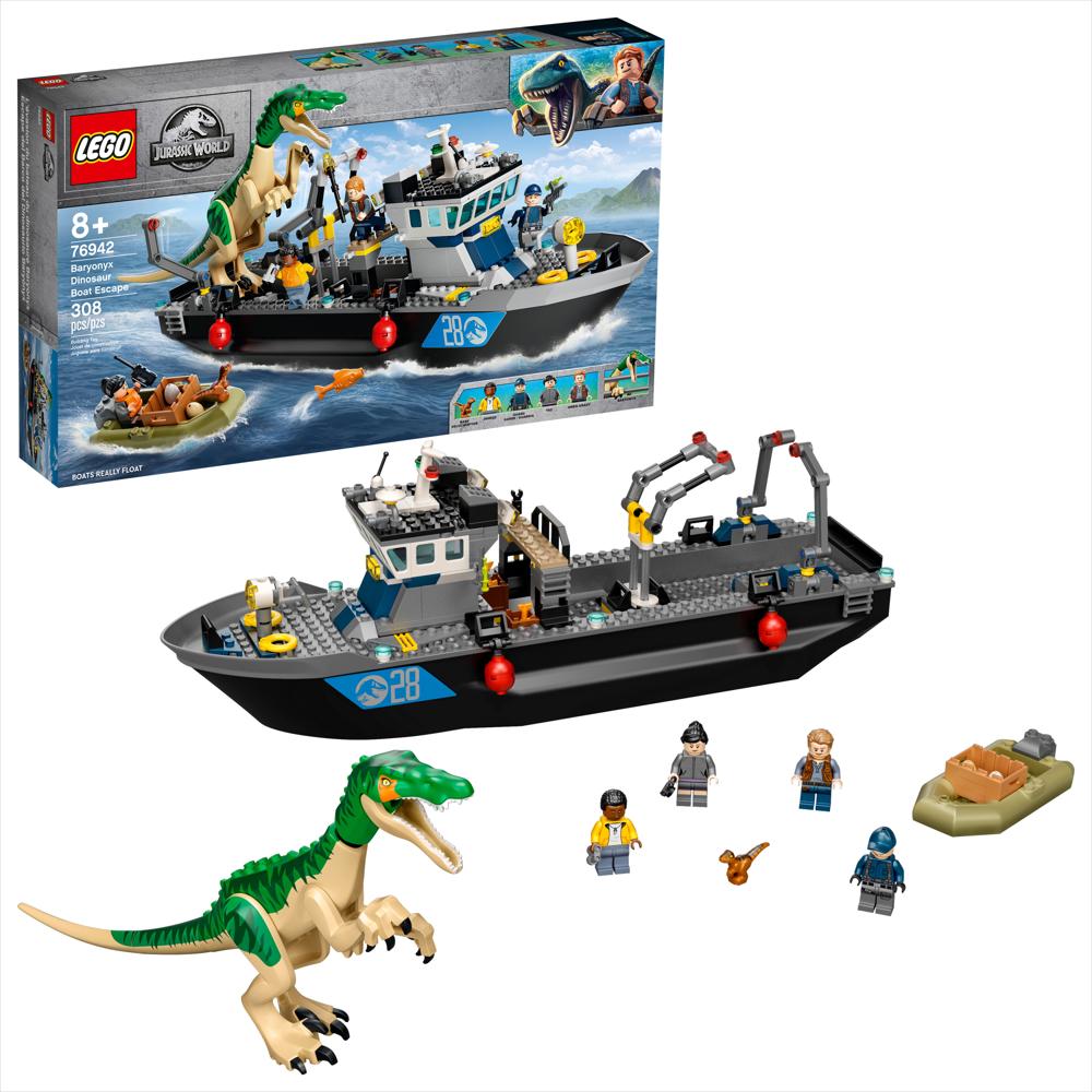 Lego Jurassic World Baryonyx Dinosaur Boat Escape 76942 (308 img #1