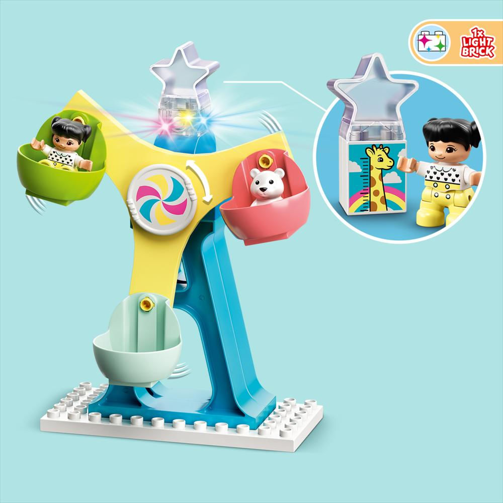 Set De Construcción Lego Duplo Parque De Atracciones De La Ciudad 10956 95 img #3