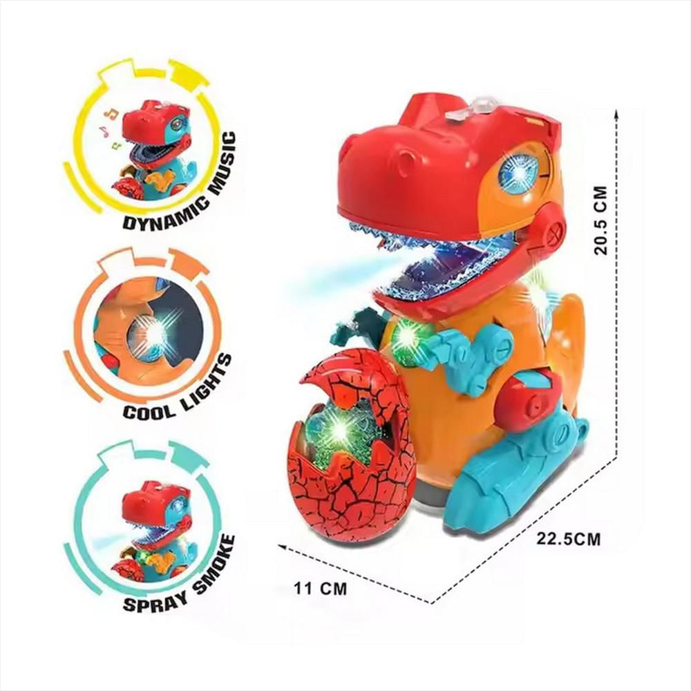 Dinosaurio Rex Huevo Dino Juguete Interactivo Robot +Bateria img #4
