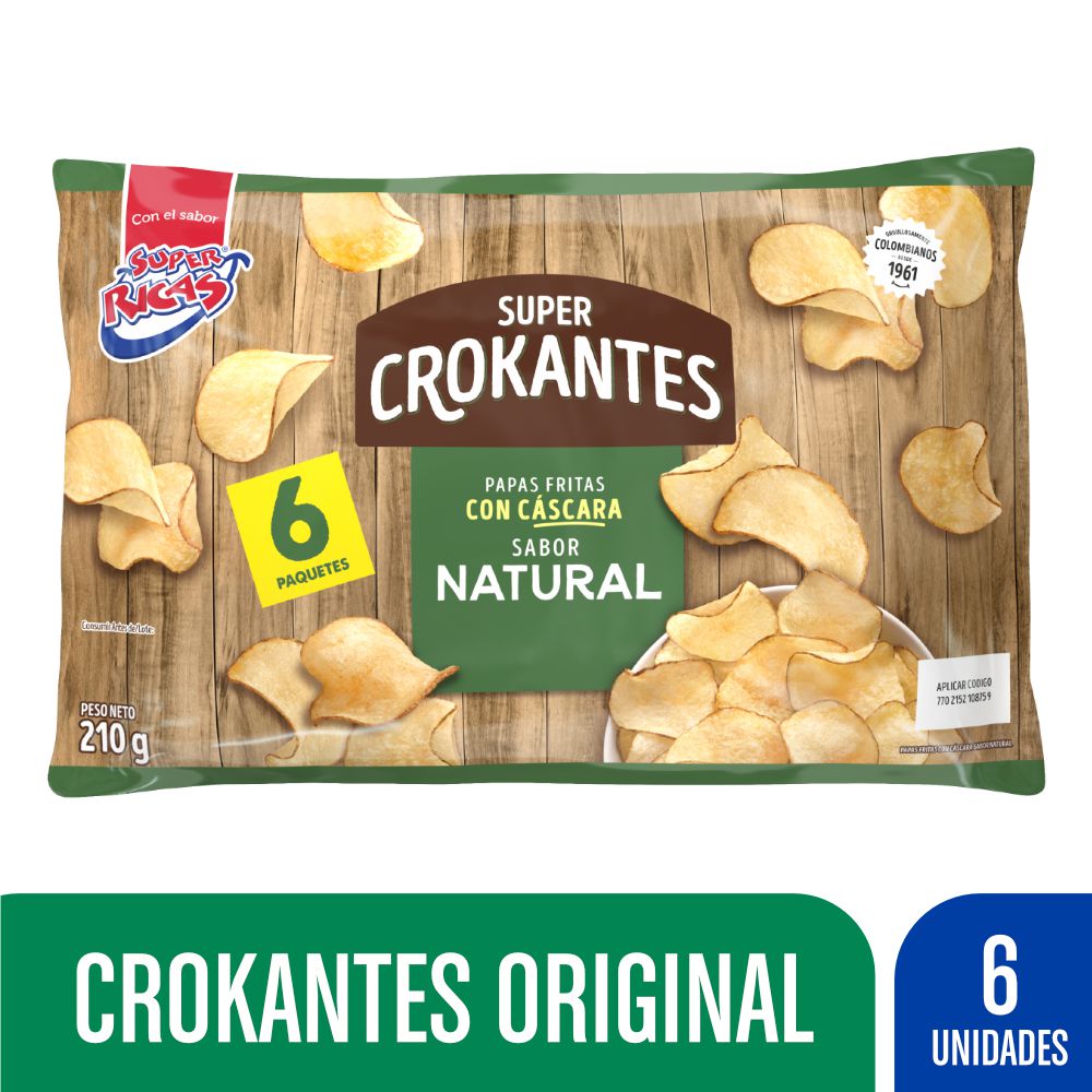 Papas Fritas SUPER RICAS  (210  gr) img #1