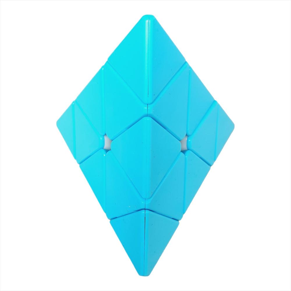Pyraminx Unicolor Azul 3X3 Cubo Rubik Colección Stickerless Speed img #1