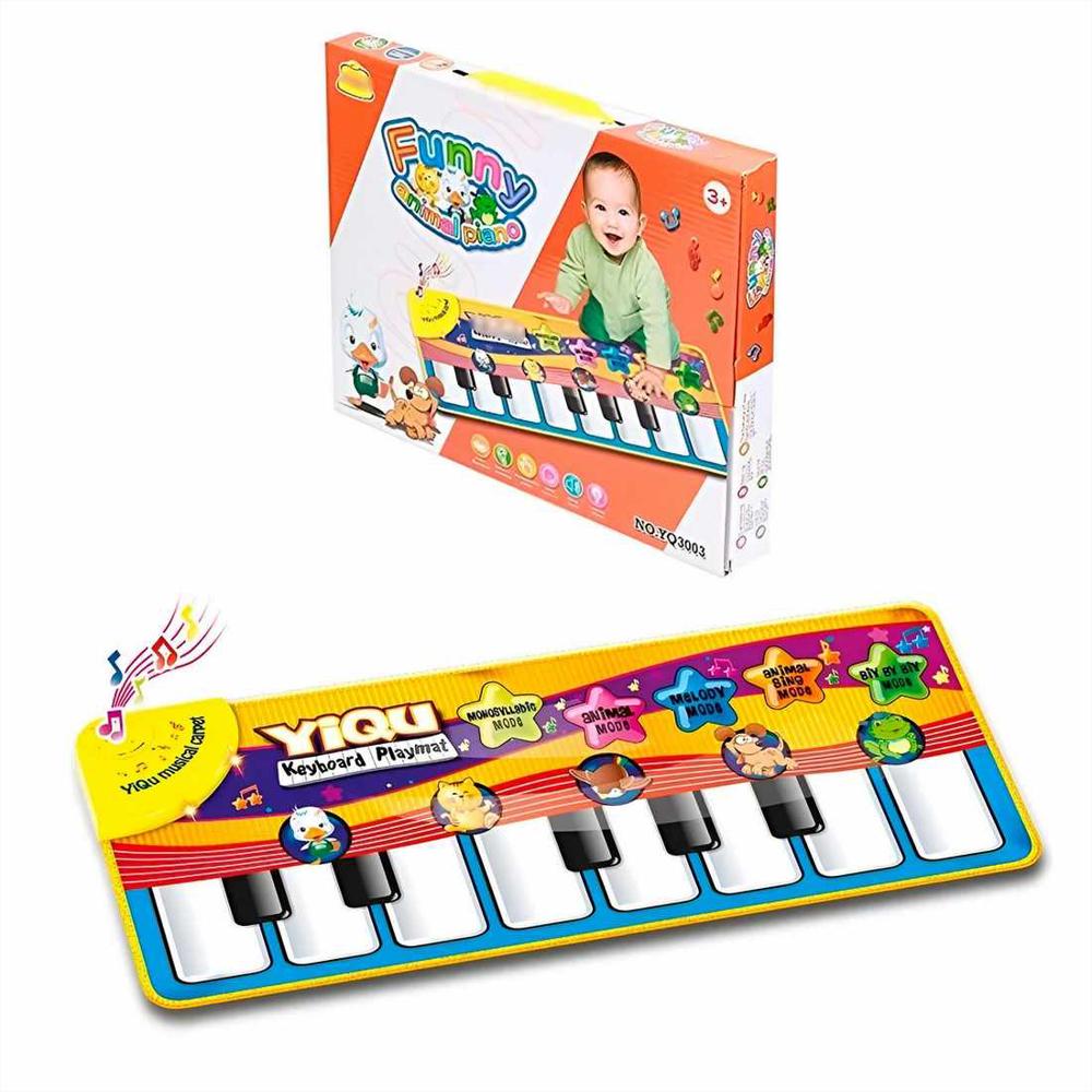 Tapete Alfombra Musical Animales Infantil Funny + Baterias img #3