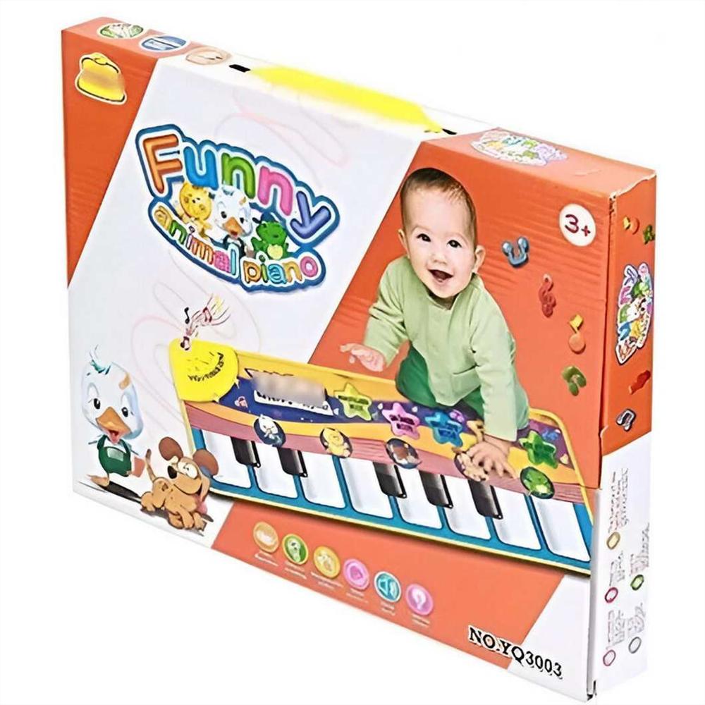 Tapete Alfombra Musical Animales Infantil Funny + Baterias img #4