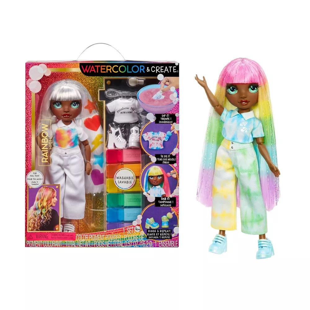 Muñeca Rainbow High Pinta Y Crea Tu Moda Ojos Verdes img #1