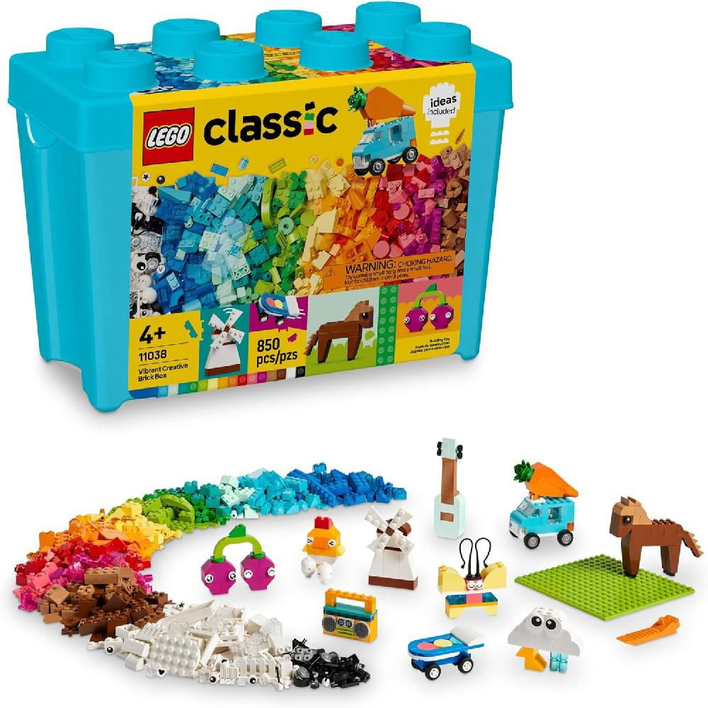 Lego Clasico Caja Grande 11038 Piezas Creativas Vibrantes 850 Pcs img #3