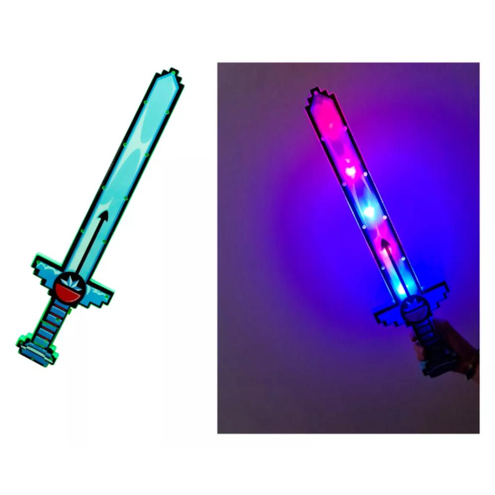Juguete Espada Minecraft Niños Led Sonido Estrella+ Baterias img #2