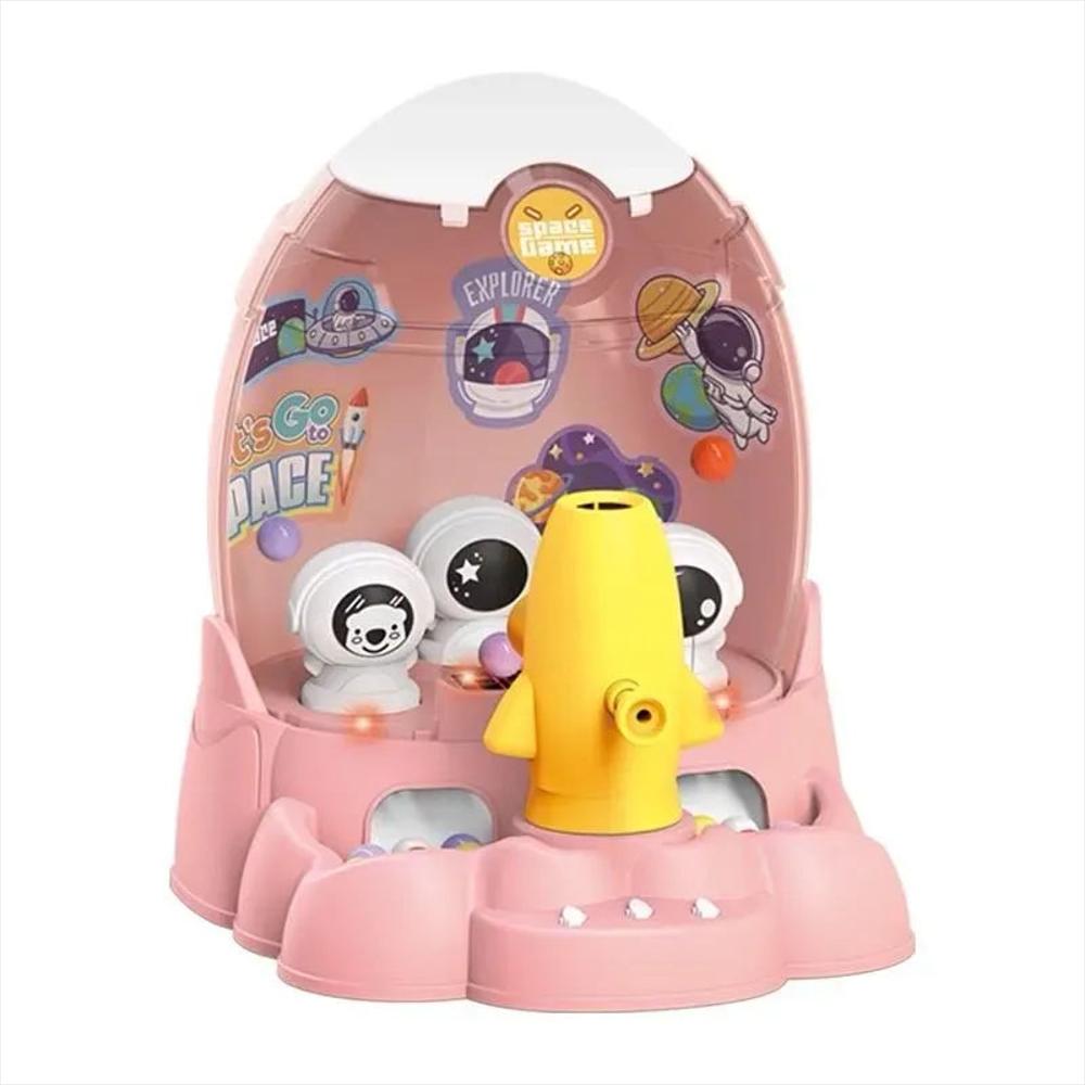 Juguete Espacial Rosado Astronauta Casa Interactiva Nave img #1