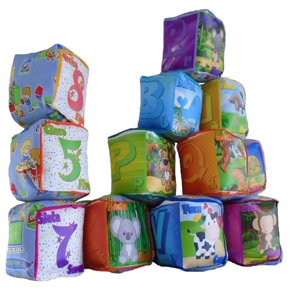 Cubo Dado Lúdico Y Didáctico De Tela Para Bebé Letra L img #3