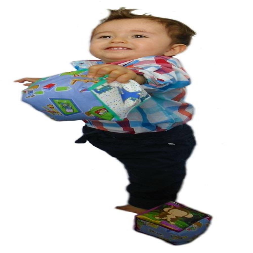 Cubo Dado Lúdico Y Didáctico De Tela Para Bebé Letra L img #5