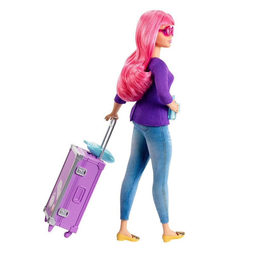 Barbie Vamos De Viaje Deisy Doll Muñeca Mattel+ Stickers img #2