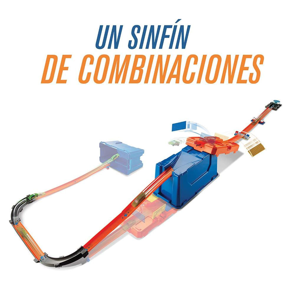 Pista De Carros Hot Wheels Caja De Acrobacias Track Builder img #4