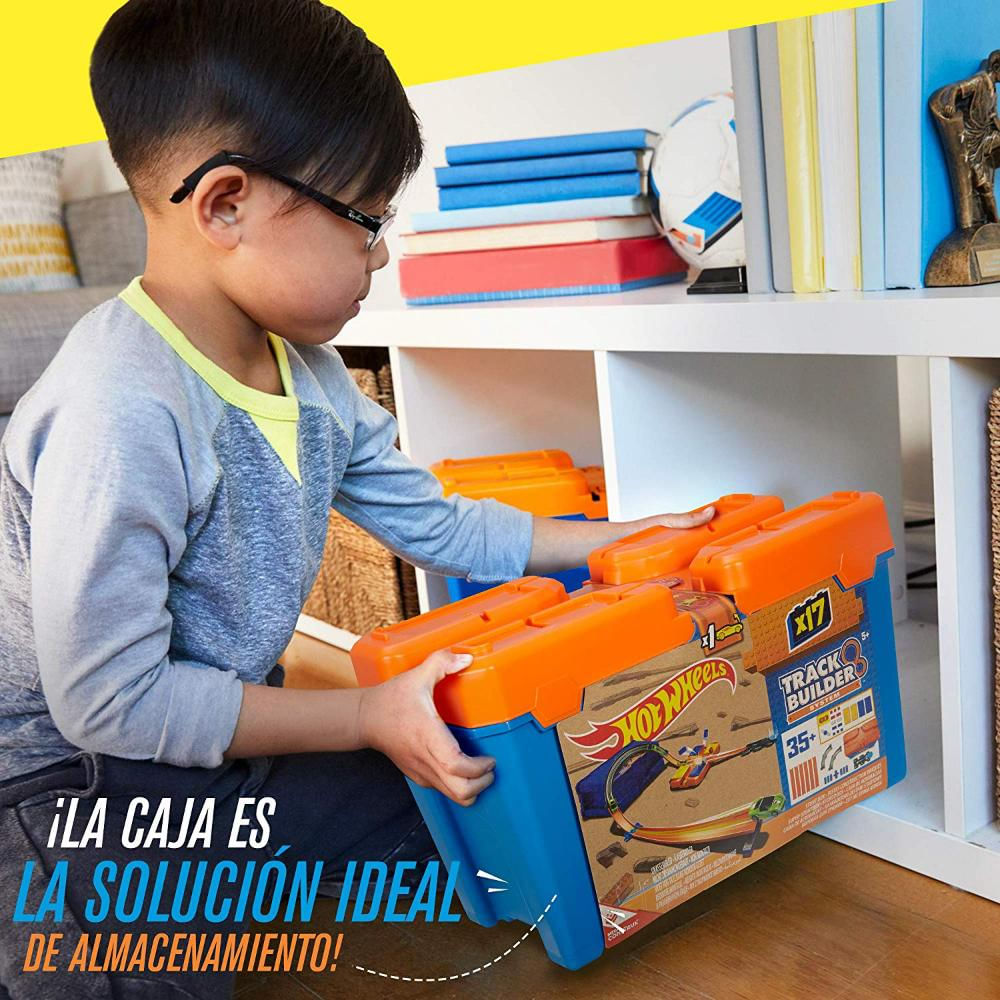 Pista De Carros Hot Wheels Caja De Acrobacias Track Builder img #5