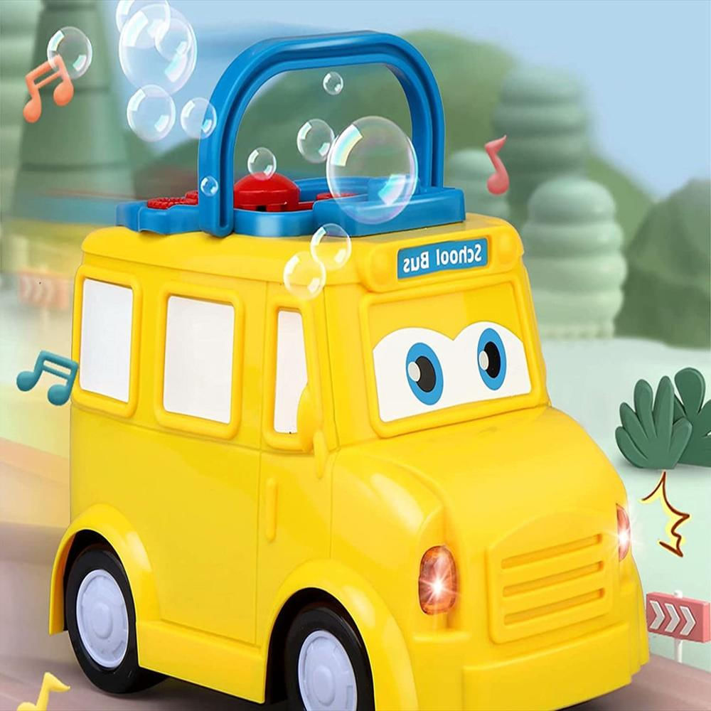 Máquina De Burbujas Amarillo, Carro Soplador De Burbujas Automático img #1