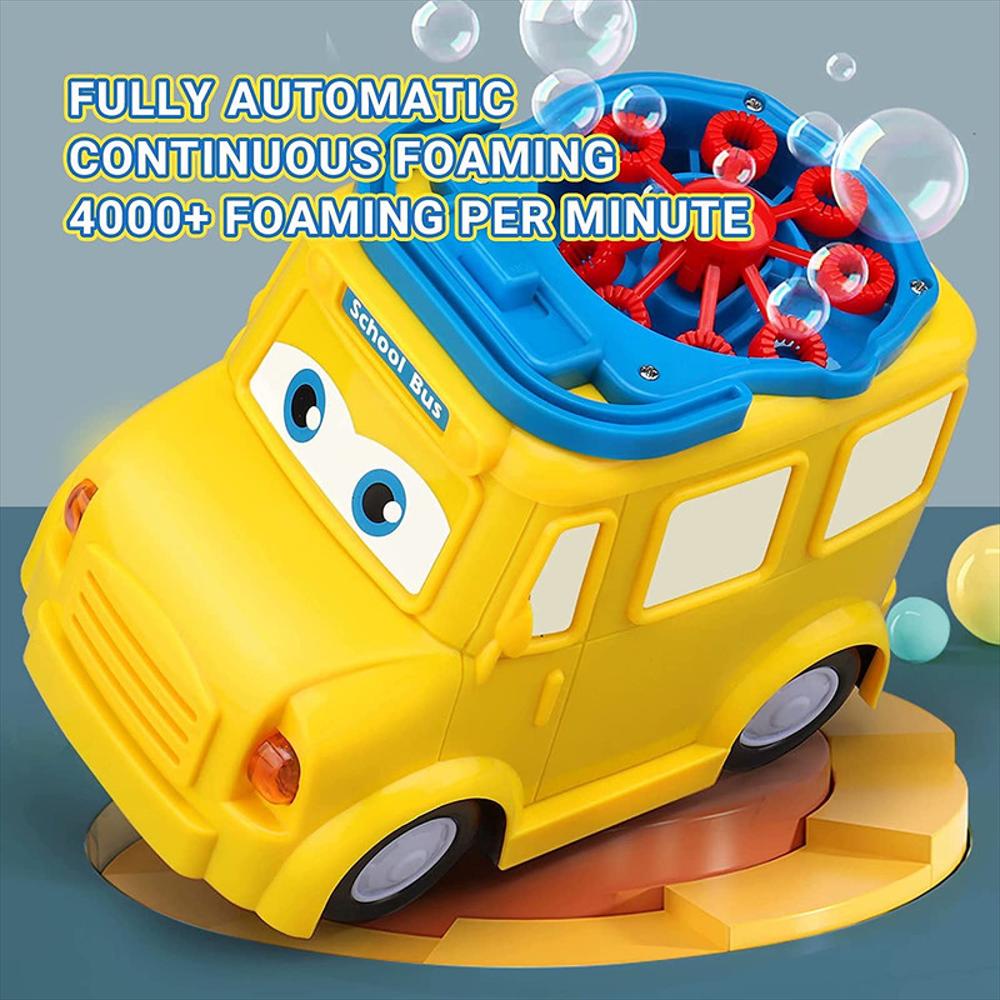 Máquina De Burbujas Amarillo, Carro Soplador De Burbujas Automático img #2