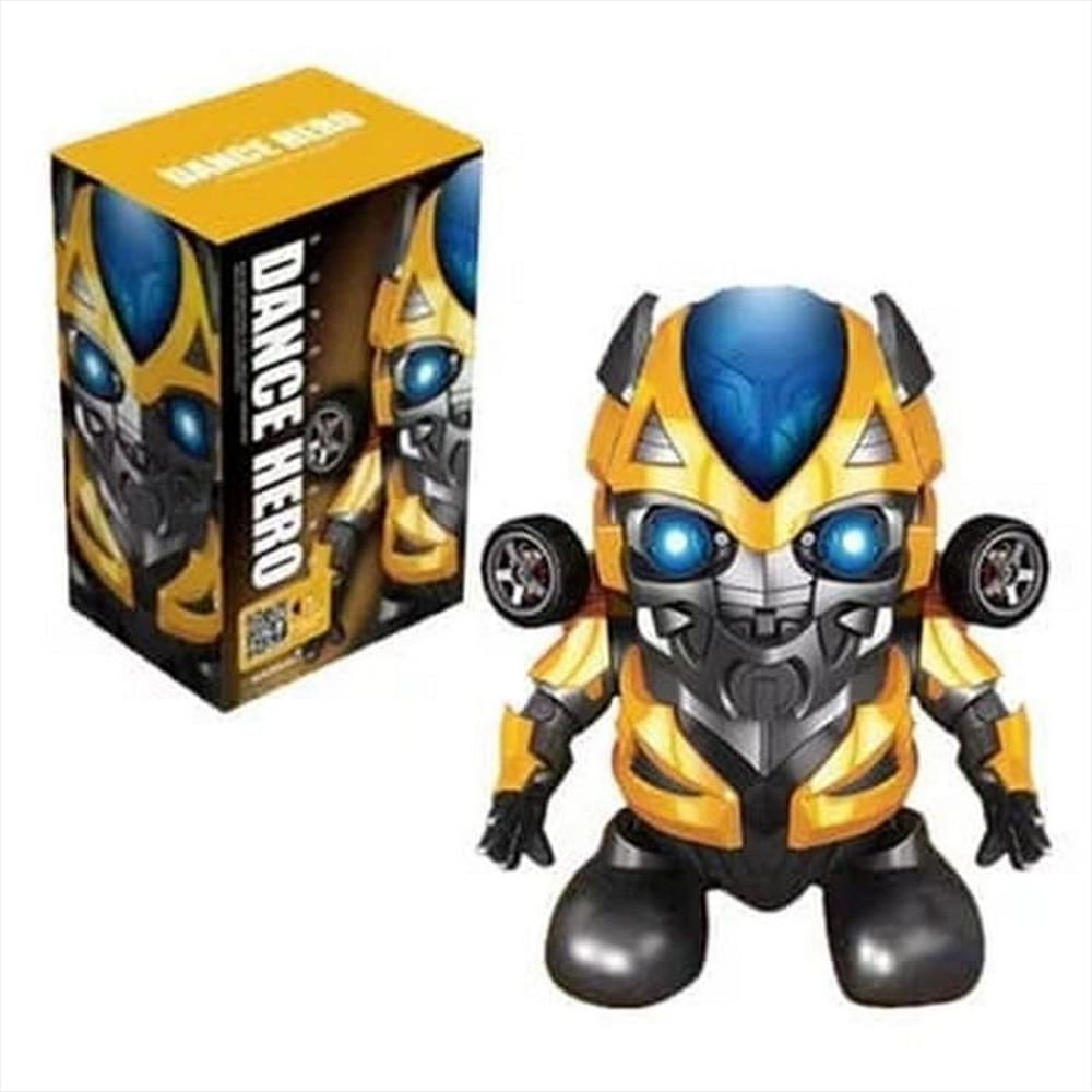 Juguete Robot Transformers Bumblebee Musica Camina + Bateria img #3