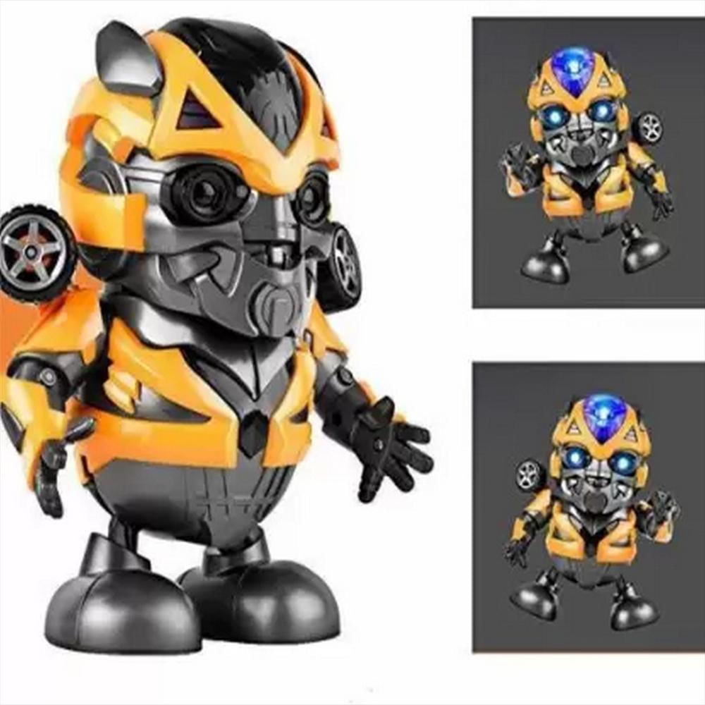 Juguete Robot Transformers Bumblebee Musica Camina + Bateria img #5