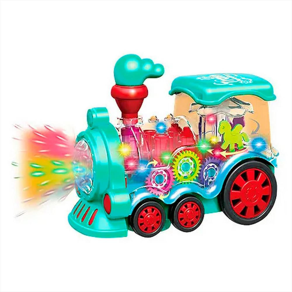 Tren Luces Sonido Movimiento Interactivo Niños + Baterias img #1