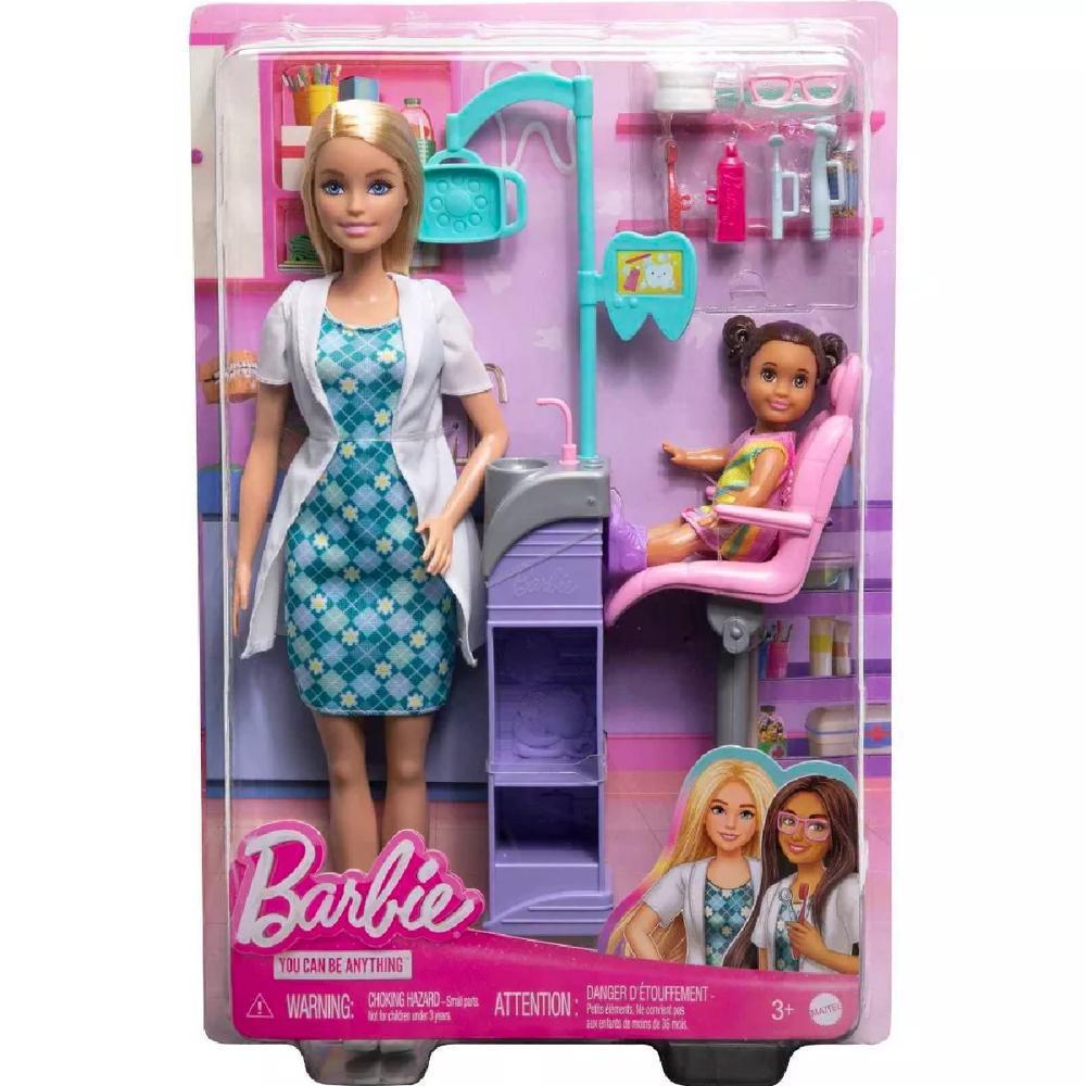 Barbie Dentista Rubia Con Accesorios Original img #1