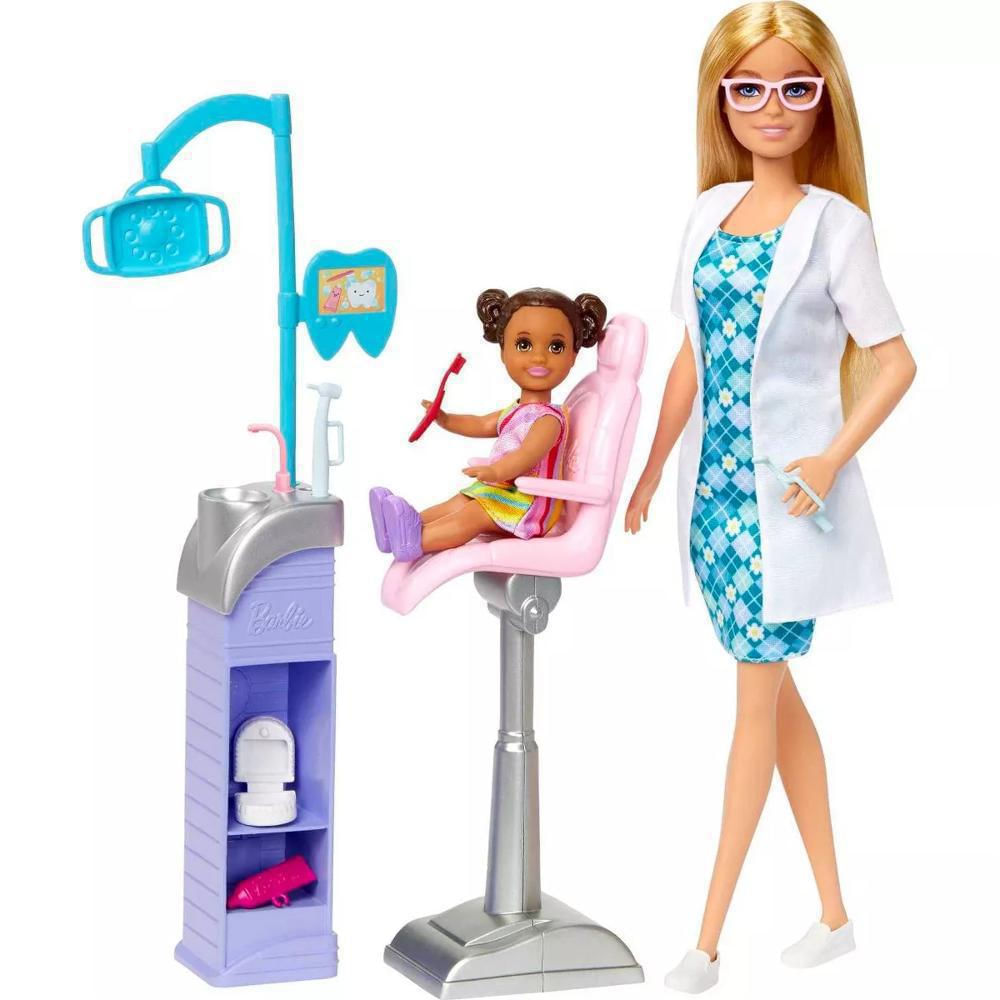 Barbie Dentista Rubia Con Accesorios Original img #2