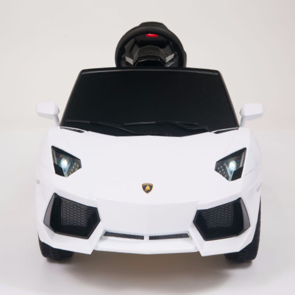 Carro Montable Electrico Lamborghini 6V Ride Blanco img #2