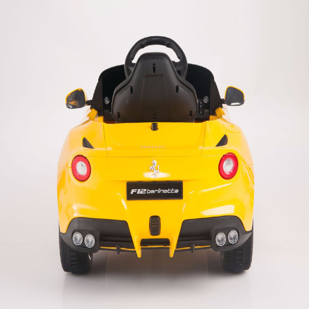 Carro Montable Electrico Ferrari F12 Rastar Amarillo img #5