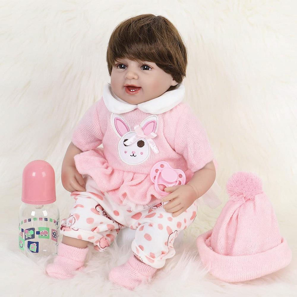 Muñeca Bebe Real Realista Reborn 40 Cm Enadoll img #2