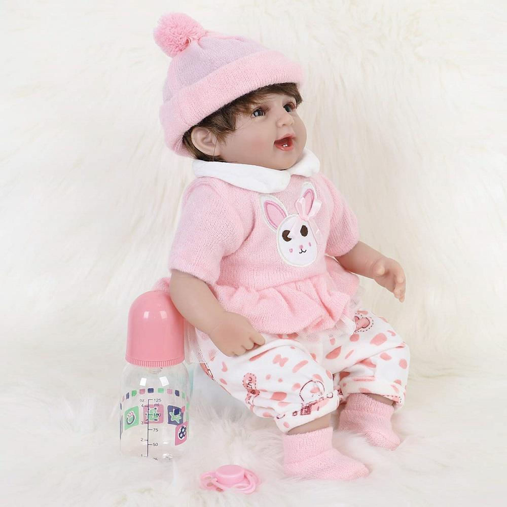 Muñeca Bebe Real Realista Reborn 40 Cm Enadoll img #3
