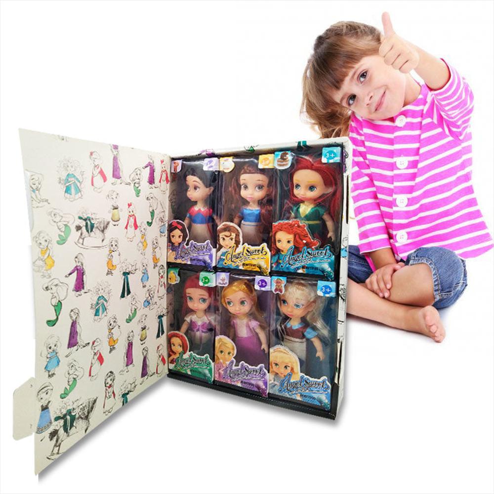 Muñecas Princesas Colección X6 Juguete Niñas img #1