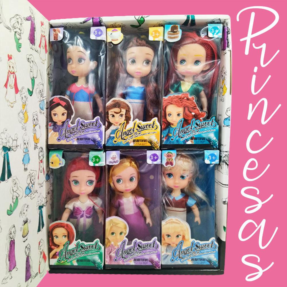 Muñecas Princesas Colección X6 Juguete Niñas img #2