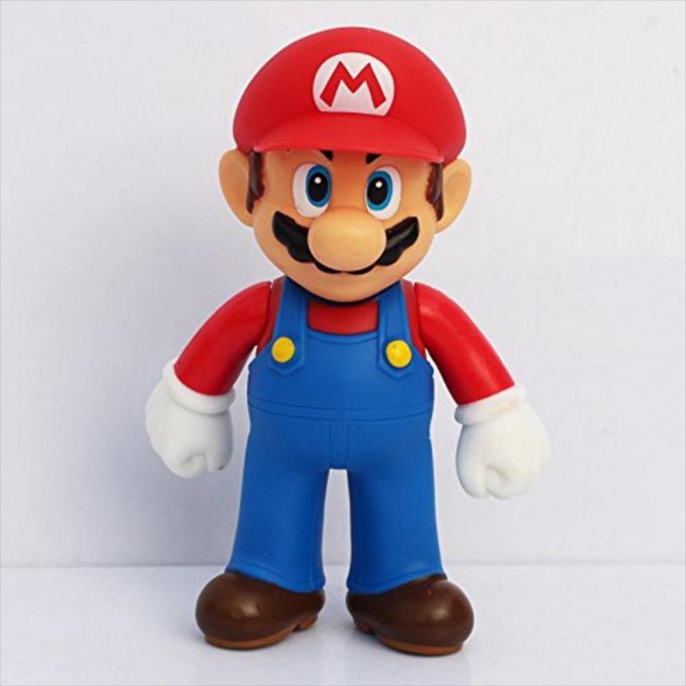 3 Figuras De Juguete Super Mario Bros Luigi Yoshi 13 Cm img #1
