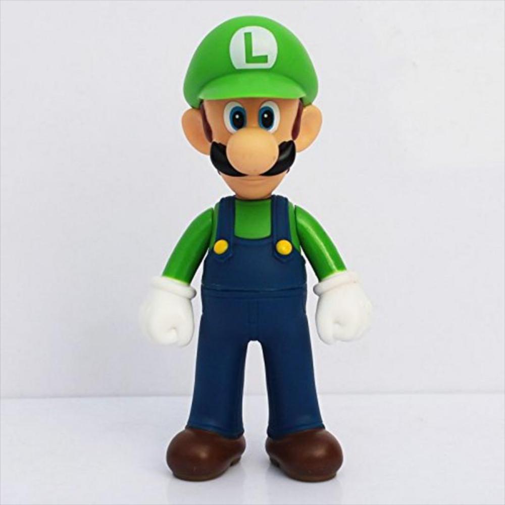 3 Figuras De Juguete Super Mario Bros Luigi Yoshi 13 Cm img #2