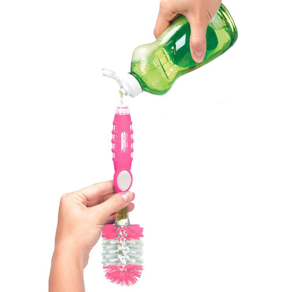 Cepillo Y Dispensa Jabon Rosad MUNCHKIN B14305 img #1