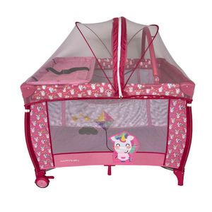 Cuna Corral Bebé HAPPY BABY MIAMI PINK