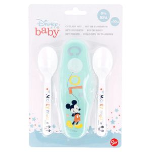 Set de cubiertos X2 cool MICKEY 13066