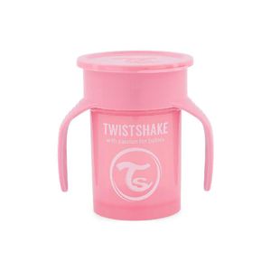Vaso 360 Twistshake 230 Ml 6+M Rosa Pastel TWISTSHAKE 78928