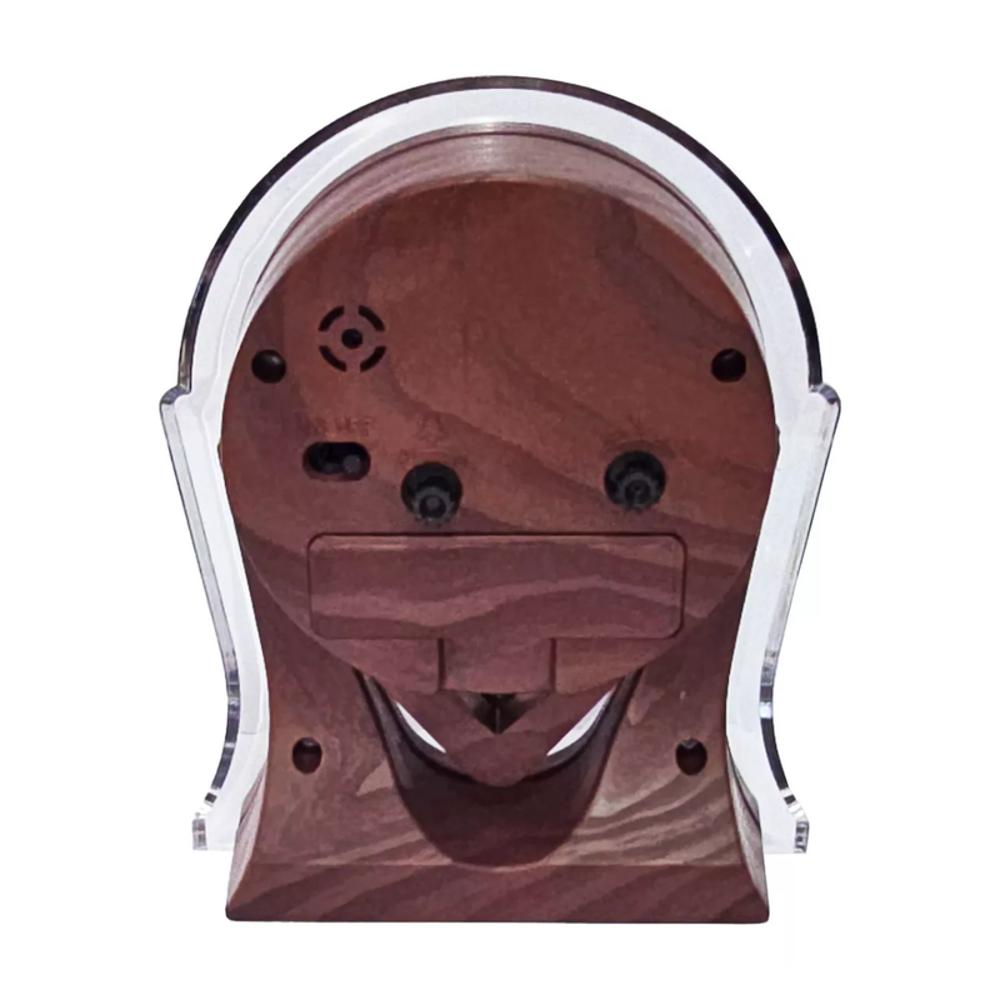 Reloj De Mesa Tono Madera Alarma + Bateria Decoracion img #3