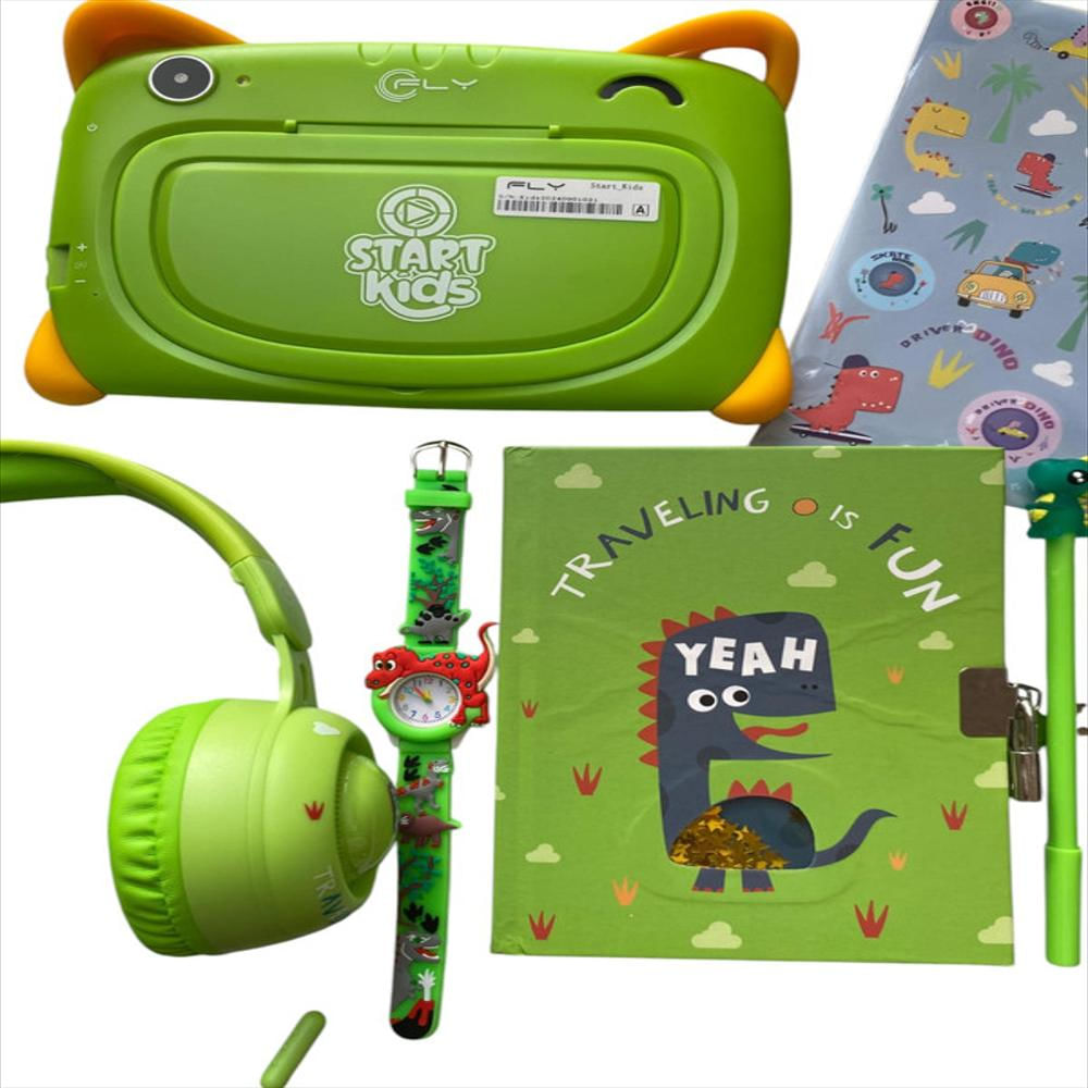Tablet Para Niños Fly Start Kids 4Gb Ram 64Gb Verde img #3