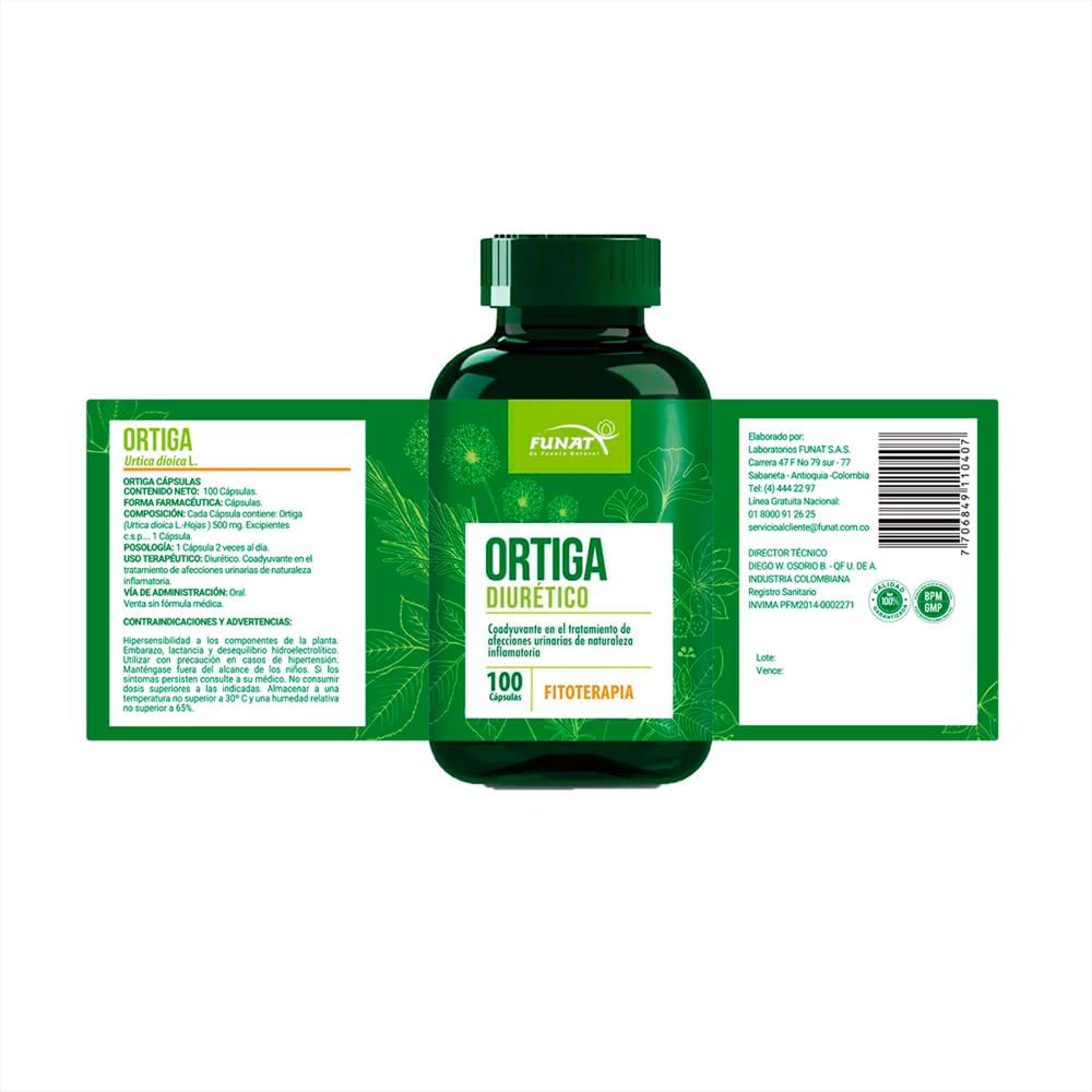 Ortiga 100 Cápsulas img #2