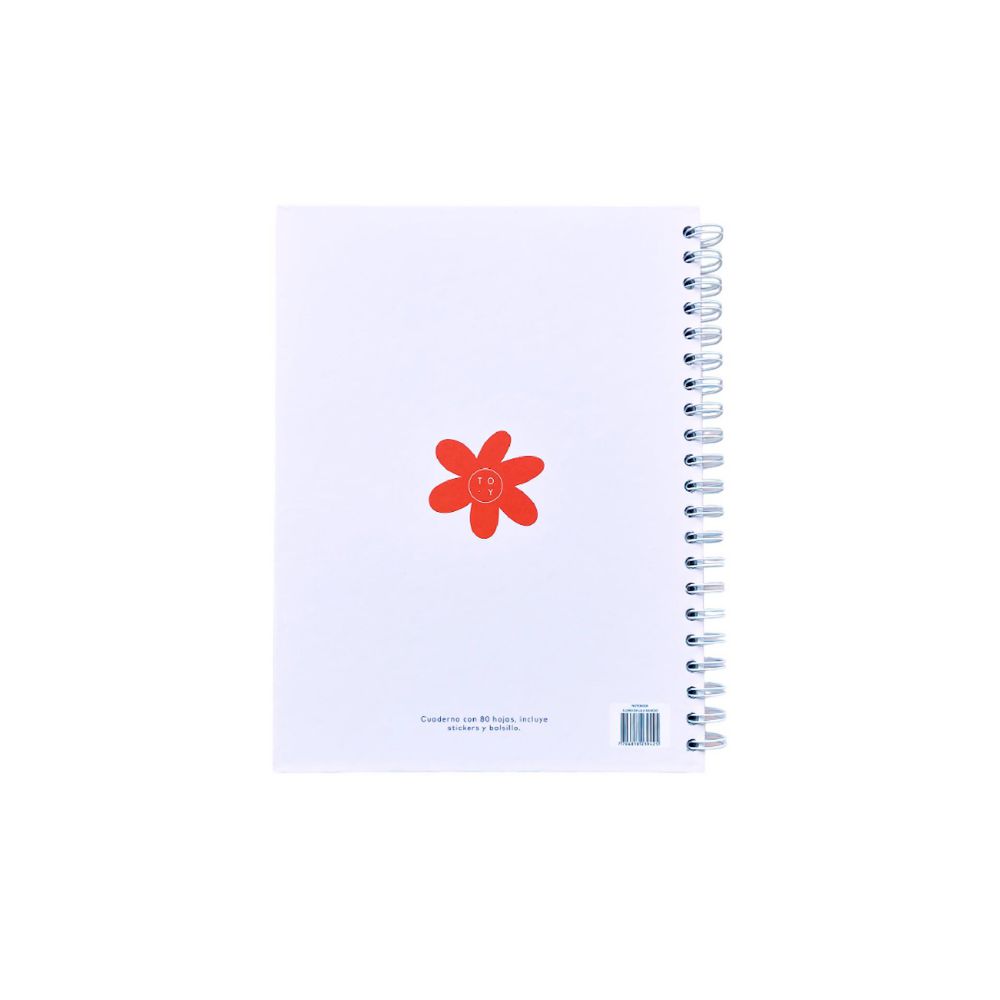 Cuaderno  Rayado 80 hojas Argollado tapa dura TOY img #2