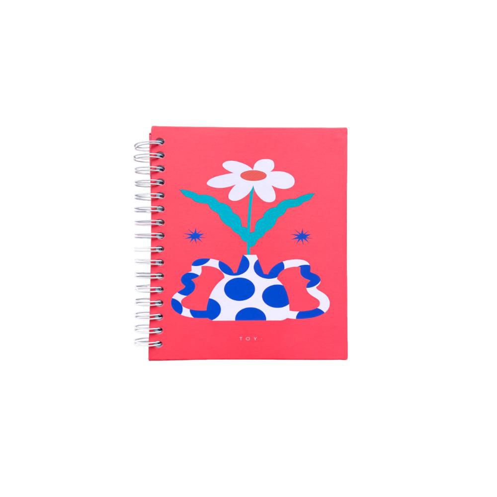 Cuaderno  Cuadriculado 80 hojas Argollado tapa dura TOY img #1