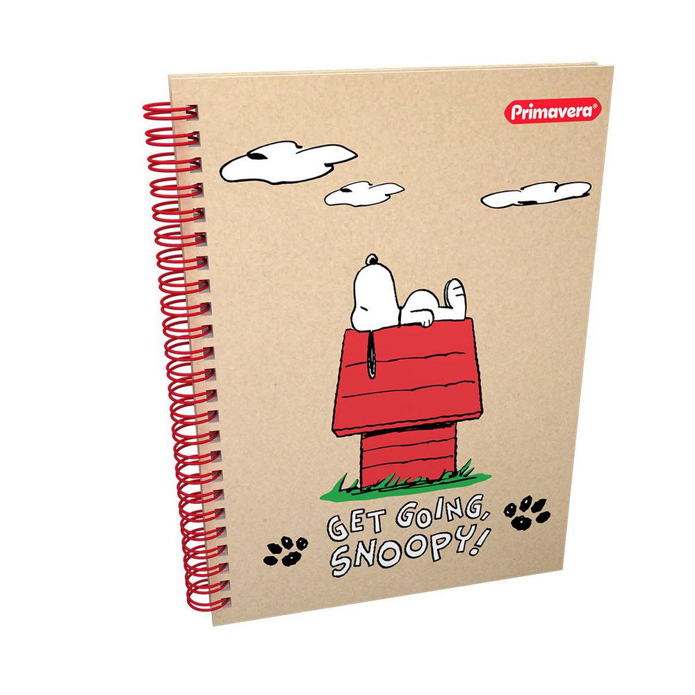 Cuaderno  Rayado 80 hojas Argollado tapa dura PRIMAVERA img #4