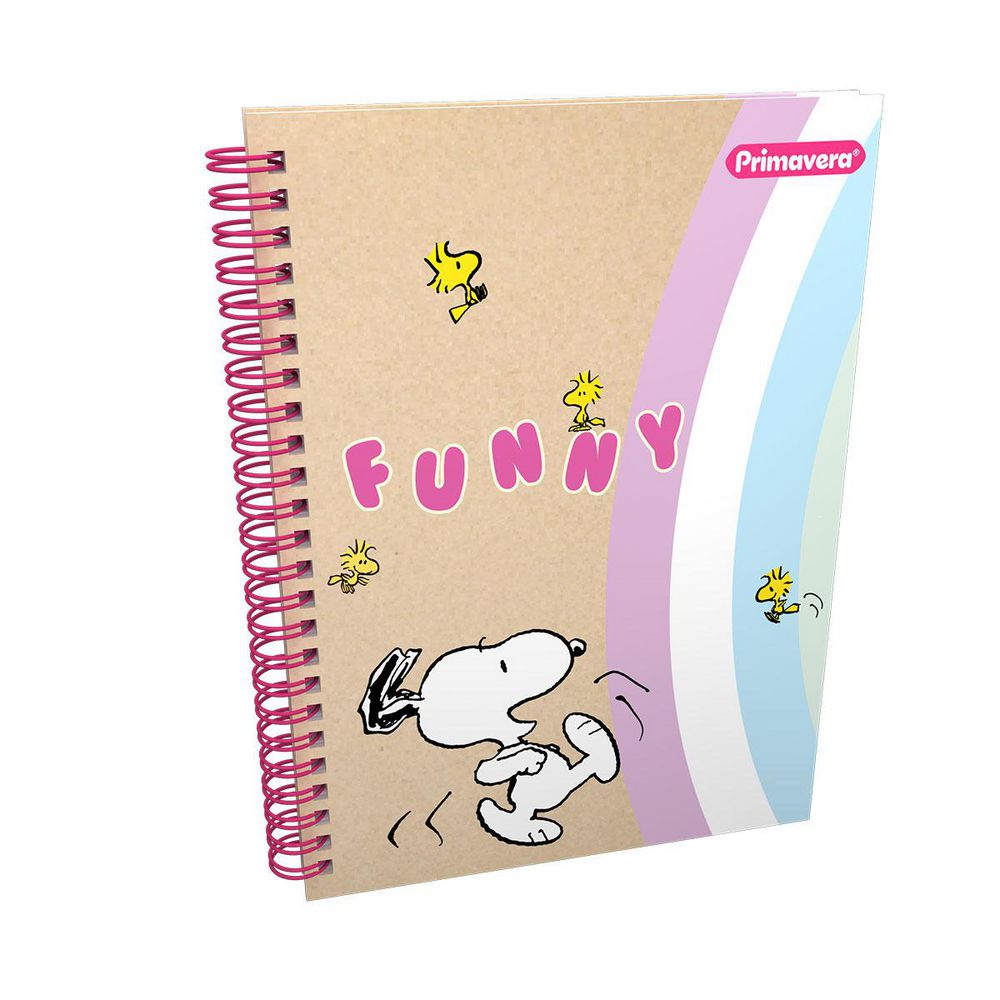 Cuaderno  Rayado 80 hojas Argollado tapa dura PRIMAVERA img #6