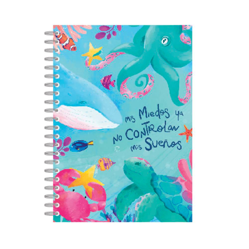 Cuaderno  Mixto 160 hojas Argollado tinta negra img #1